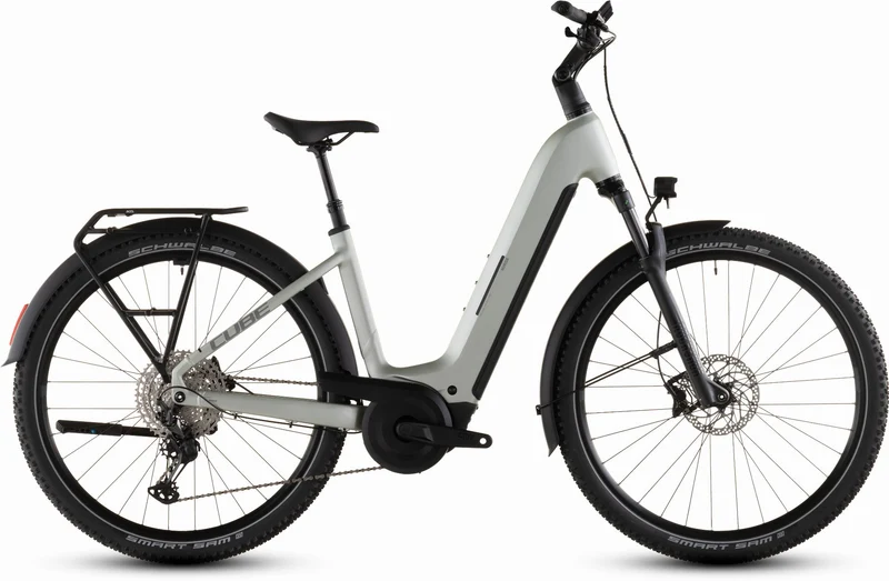 Cube Nuride Hybrid EXC 800 Wh E-Bike Easy Entry 28" lemongrass´n´reflex