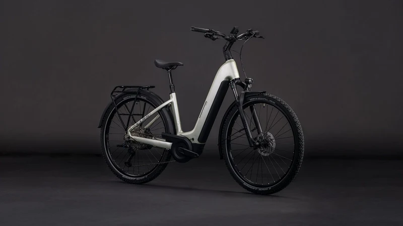 Cube Nuride Hybrid EXC 800 Wh E-Bike Easy Entry 28" lemongrass´n´reflex