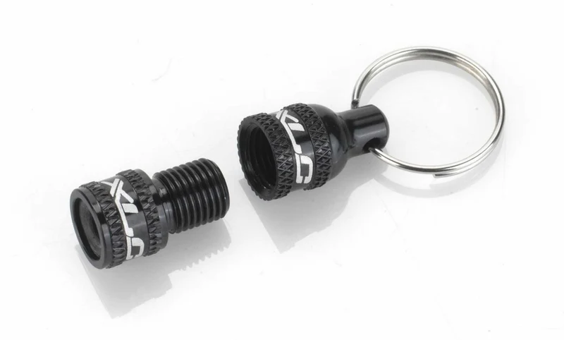 XLC Ventiladapter inkl. Schlüsselring von AV auf DV/ SV schwarz/schwarz