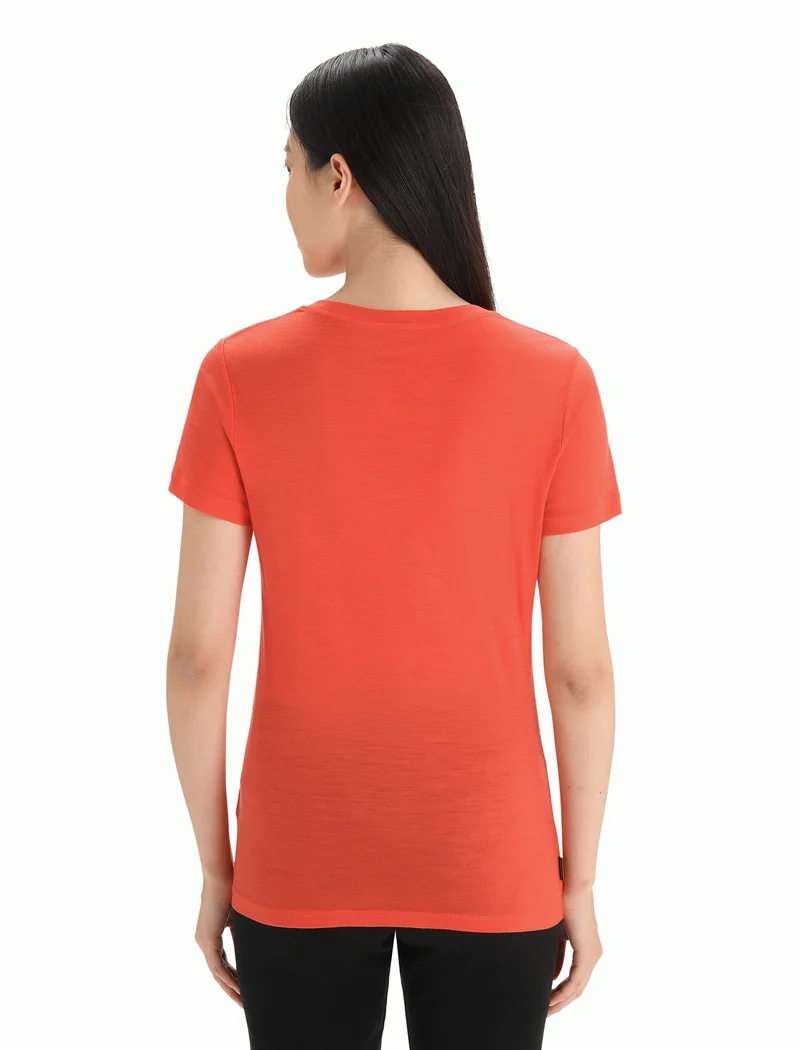 Women Tech Lite II SS Scoop Tee Plume