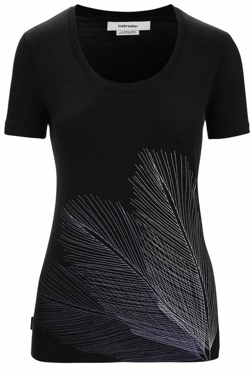 Women Tech Lite II SS Scoop Tee Plume