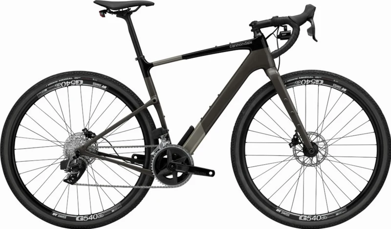Cannondale Topstone Carbon Rival AXS Gravelbike Diamant 28" smoke black