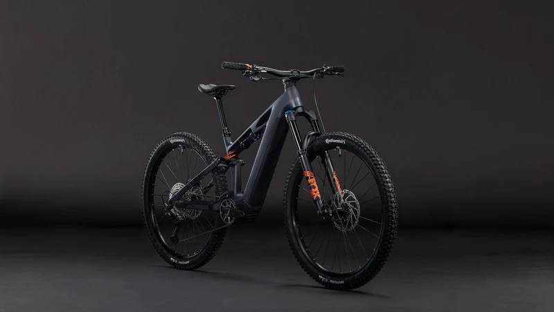 Cube Stereo Hybrid One44 HPC SLX 800 Wh E-Bike Fully slabgrey´n´orange