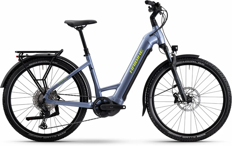 Haibike Trekking 7.5 720 Wh E-Bike Wave 27,5" blue slate/yellow glänzend