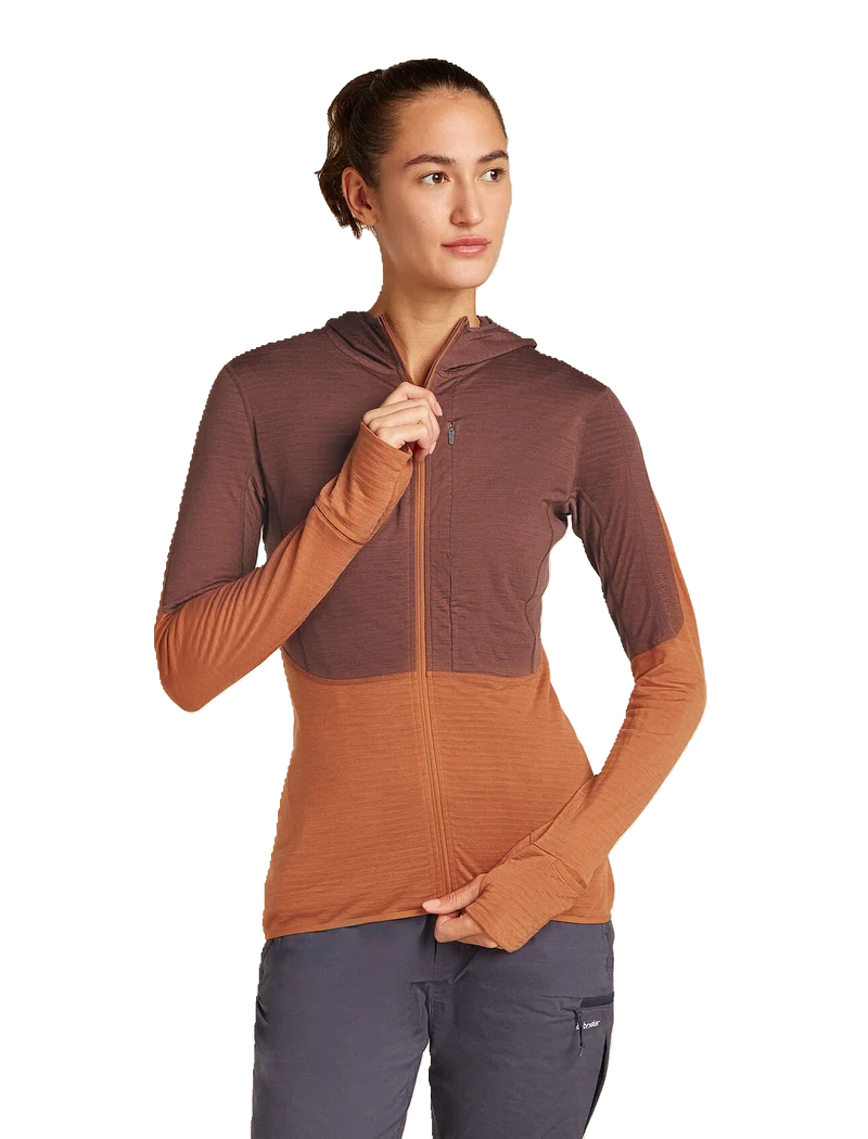 Women Merino Blend 200 RealFleece™ Descender LS Zip Hoodie