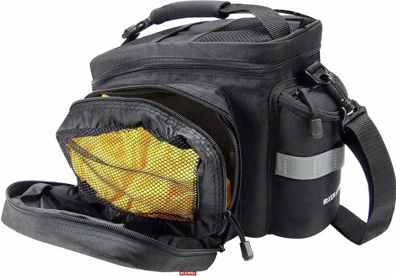 KLICKfix Rackpack 2 Plus für Racktime Gepäckträgertasche schwarz