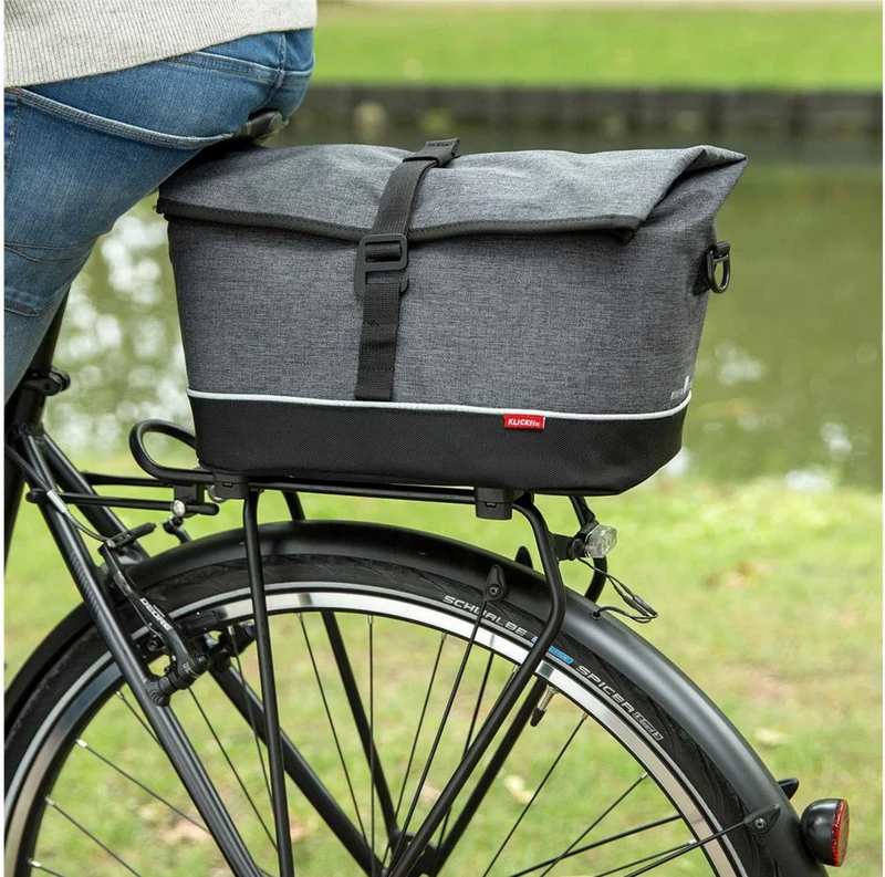 Klickfix Rackpack City Gepäckträgertasche für Racktime grau
