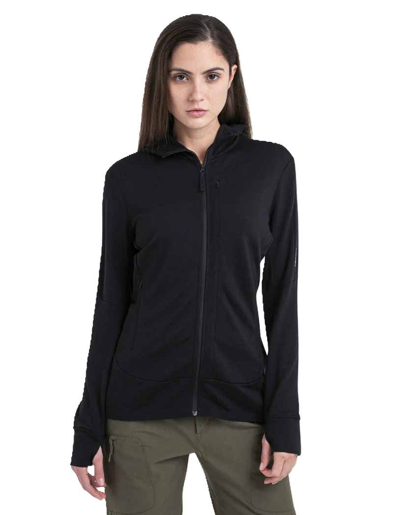 Women Merino 260 Quantum LS Zip Hoodie