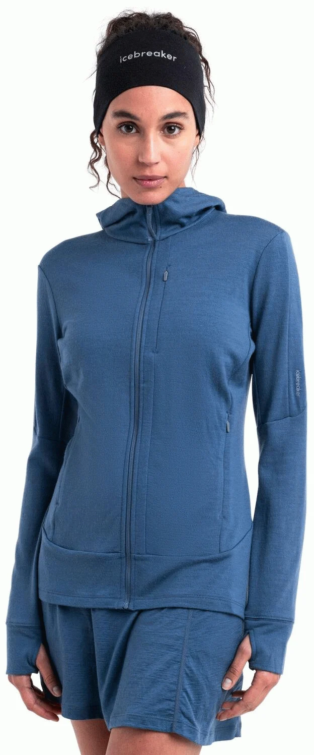 Women Merino 260 Quantum LS Zip Hoodie