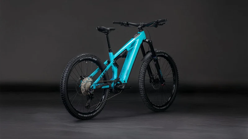 Cube Stereo Hybrid One77 HPC Race 800 Wh E-Bike Fully 29"/27,5" swimmingpool´n´black