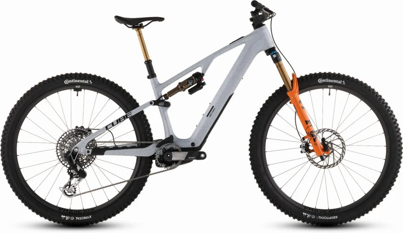 Cube AMS Hybrid One44 C:68X Super TM 400 Wh X E-Bike Fully 29" foggrey´n´fibre