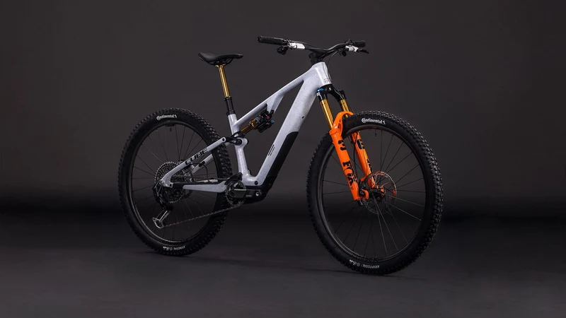 Cube AMS Hybrid One44 C:68X Super TM 400 Wh X E-Bike Fully 29" foggrey´n´fibre