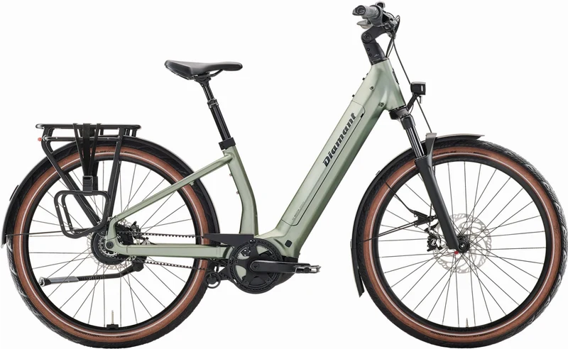 Diamant Suvea Style 600 Wh E-Bike Wave 27,5" heugrün