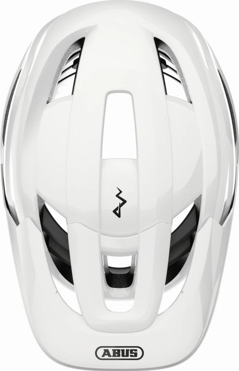 Abus Cliffhanger Mips MTB-Helm shiny white