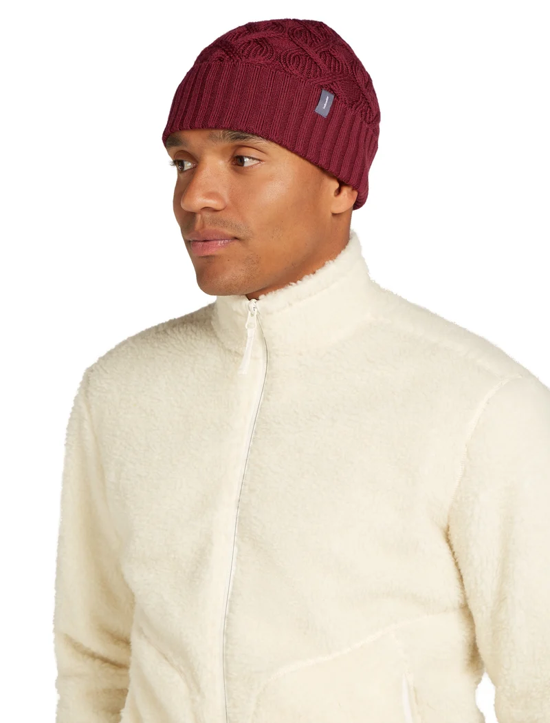 U Mer Cable Knit Beanie