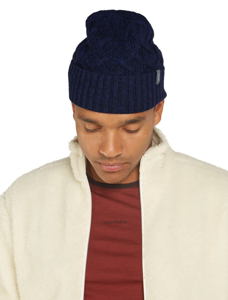 U Mer Cable Knit Beanie