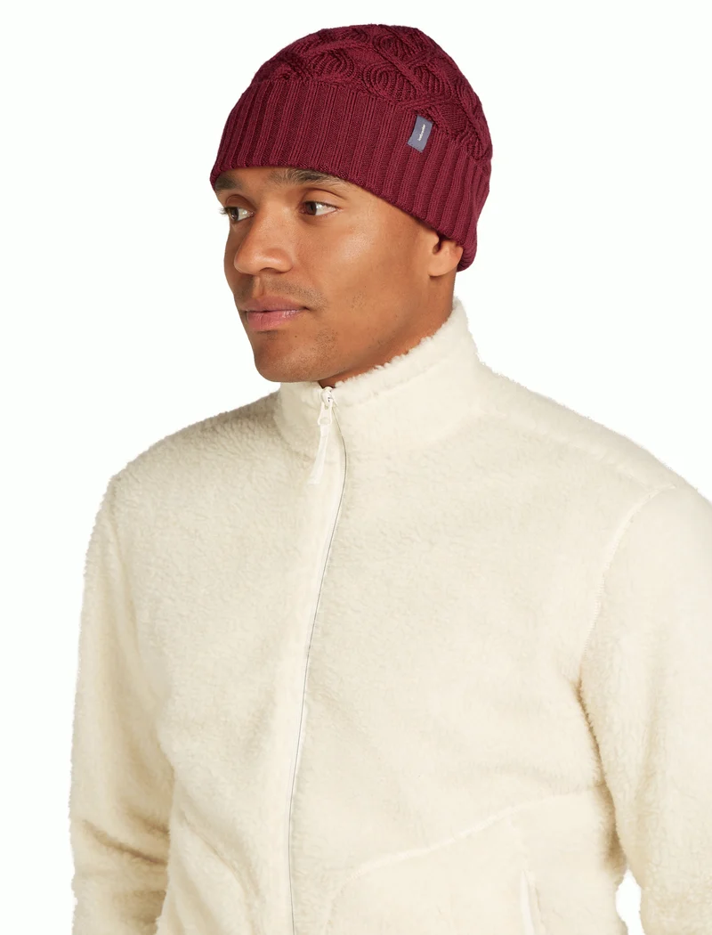 U Mer Cable Knit Beanie