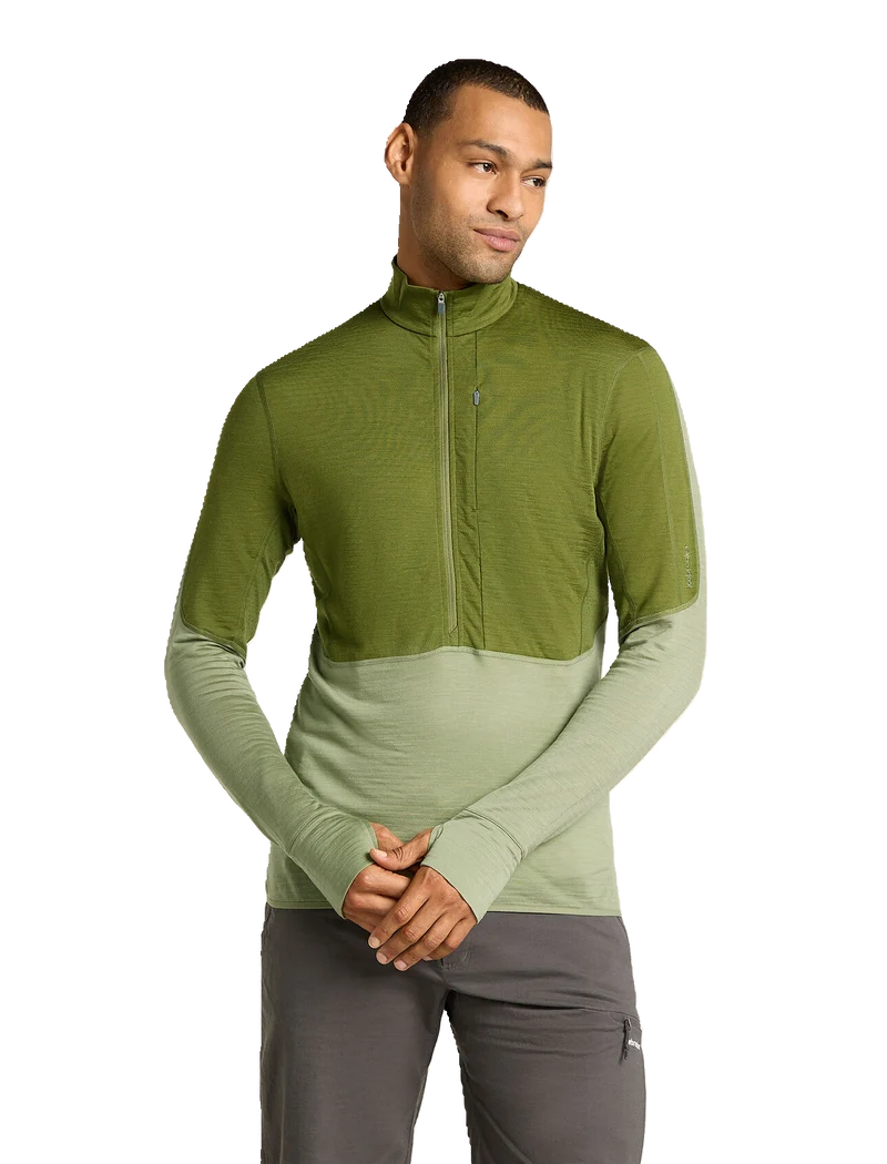 Men Merino Blend 200 RealFleece™ Descender LS Half Zip