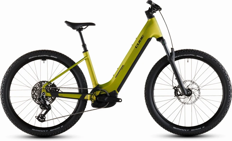 Cube Reaction Hybrid Race 800 Wh E-Bike Hardtail Easy Entry 27,5" lizard´n´black