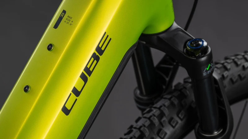 Cube Reaction Hybrid Race 800 Wh E-Bike Hardtail Easy Entry 27,5" lizard´n´black