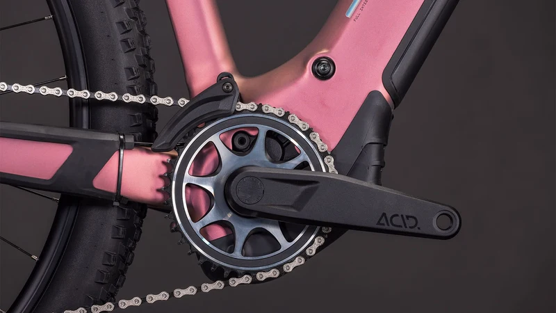 Cube Reaction Hybrid SLX 800 Wh E-Bike Hardtail Diamant shiftblush´n´art