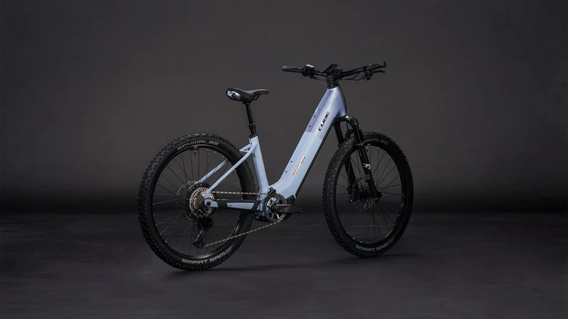 Cube Reaction Hybrid SLX 800 Wh E-Bike Hardtail Easy Entry 27,5" gauzegrey´n´iceblue
