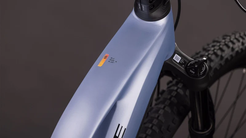Cube Reaction Hybrid SLX 800 Wh E-Bike Hardtail Trapeze gauzegrey´n´iceblue