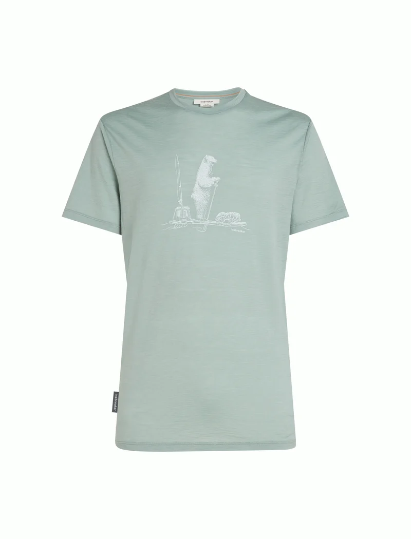 Men Merino 150 Tech Lite SS Tee Polar Paddle