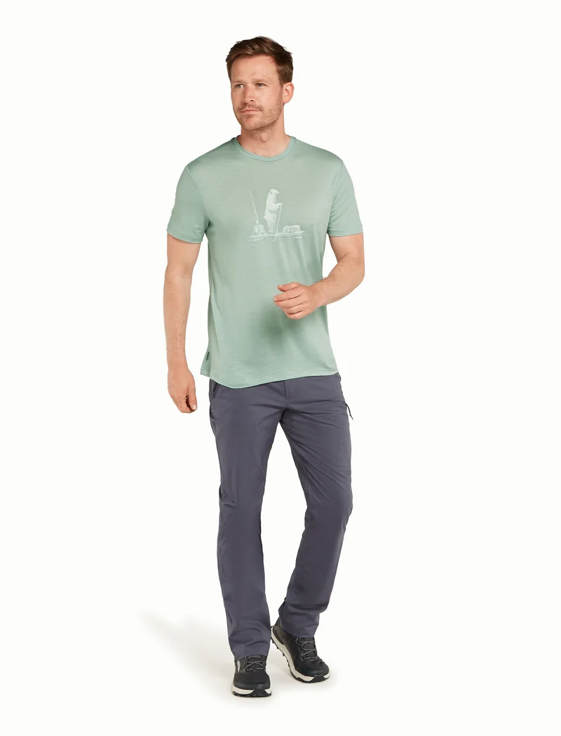 Men Merino 150 Tech Lite SS Tee Polar Paddle
