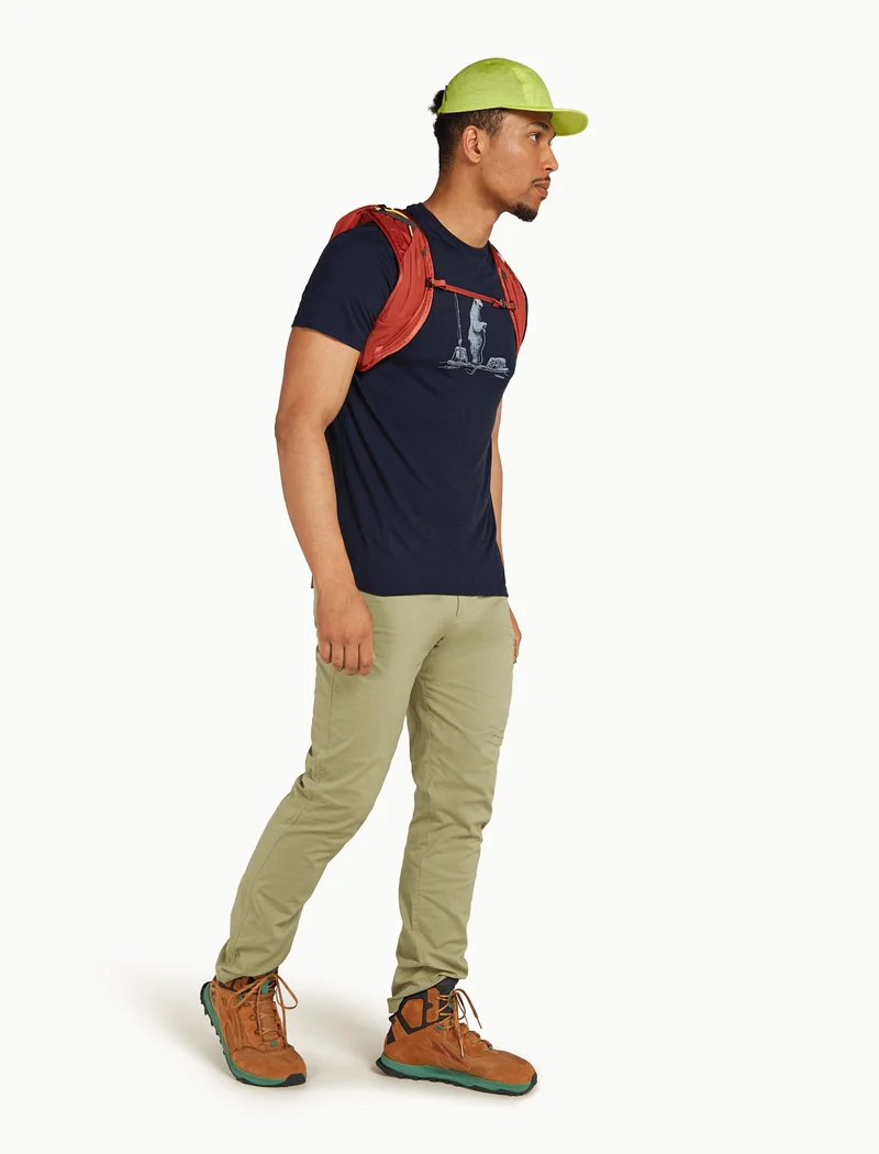Men Merino 150 Tech Lite SS Tee Polar Paddle