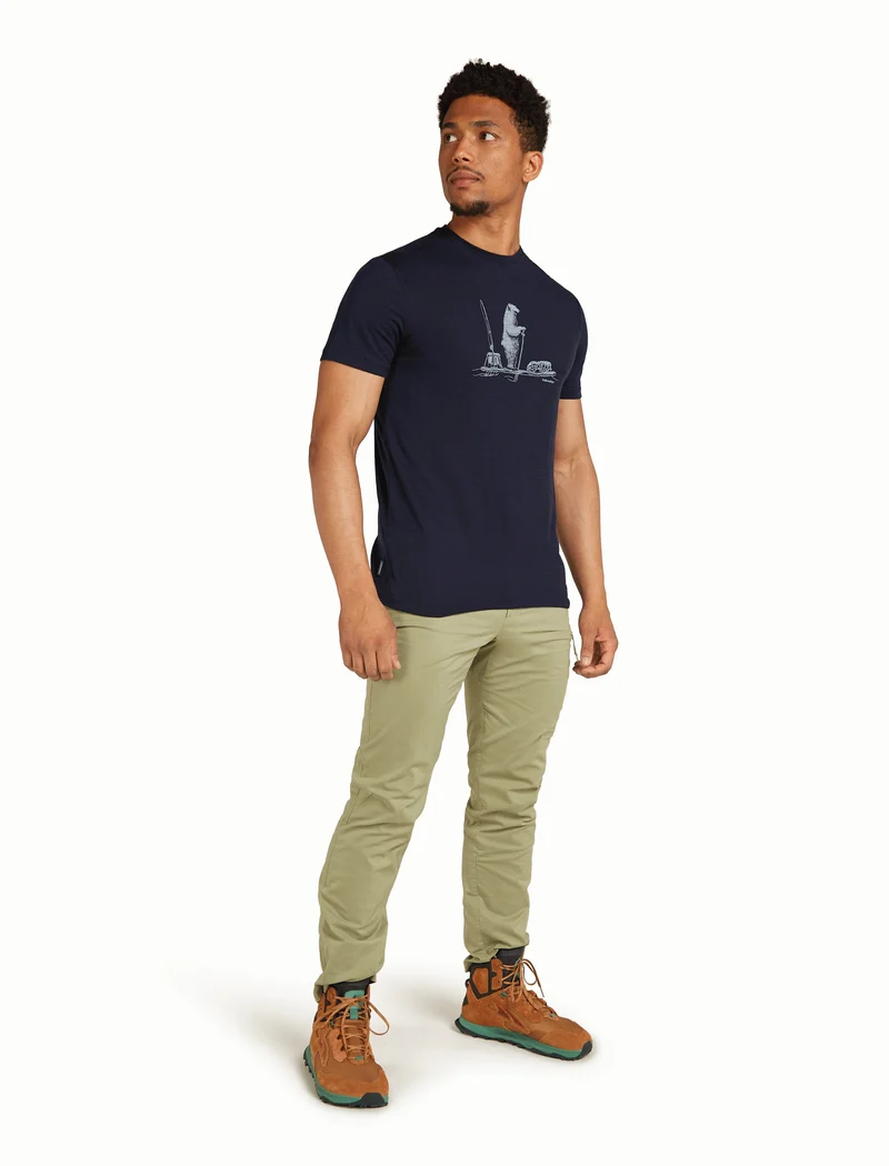 Men Merino 150 Tech Lite SS Tee Polar Paddle
