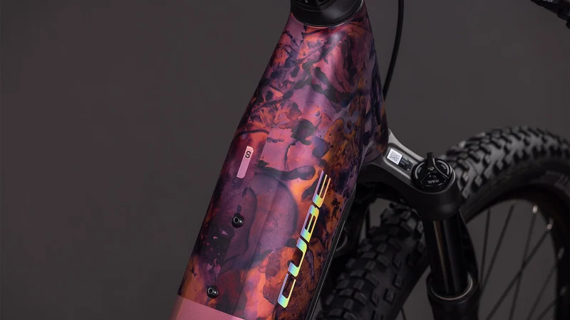 Cube Reaction Hybrid SLX 800 Wh E-Bike Hardtail Easy Entry 27,5" shiftblush´n´art
