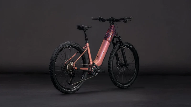 Cube Reaction Hybrid SLX 800 Wh E-Bike Hardtail Easy Entry 27,5" shiftblush´n´art