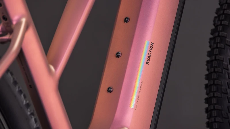 Cube Reaction Hybrid SLX 800 Wh E-Bike Hardtail Trapeze shiftblush´n´art