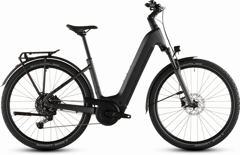 Cube Nuride Hybrid Performance 600 Wh E-Bike Easy Entry 28" slapgrey´n´black