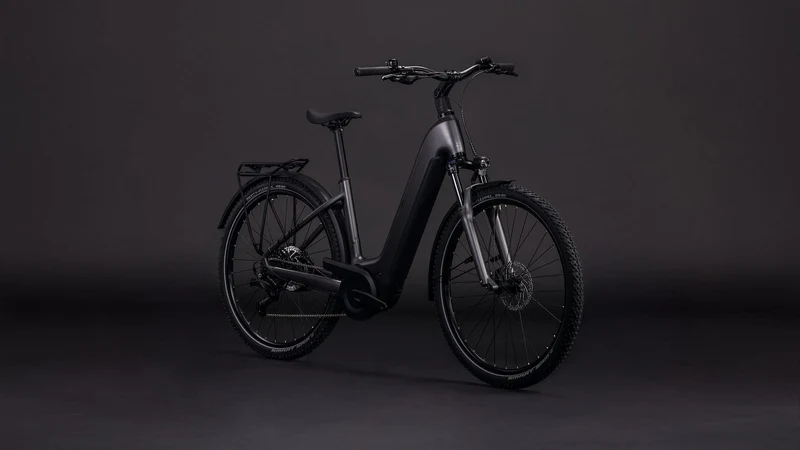 Cube Nuride Hybrid Performance 600 Wh E-Bike Easy Entry 28" slapgrey´n´black