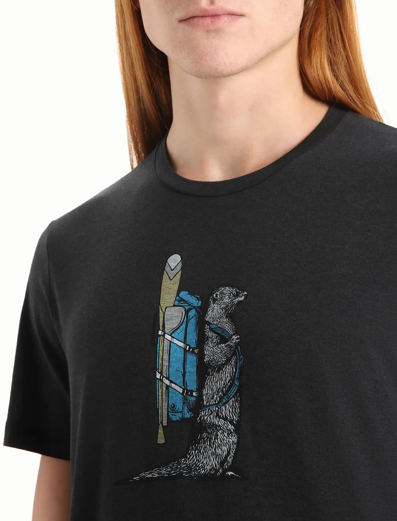Men Central Classic SS Tee Otter Paddle