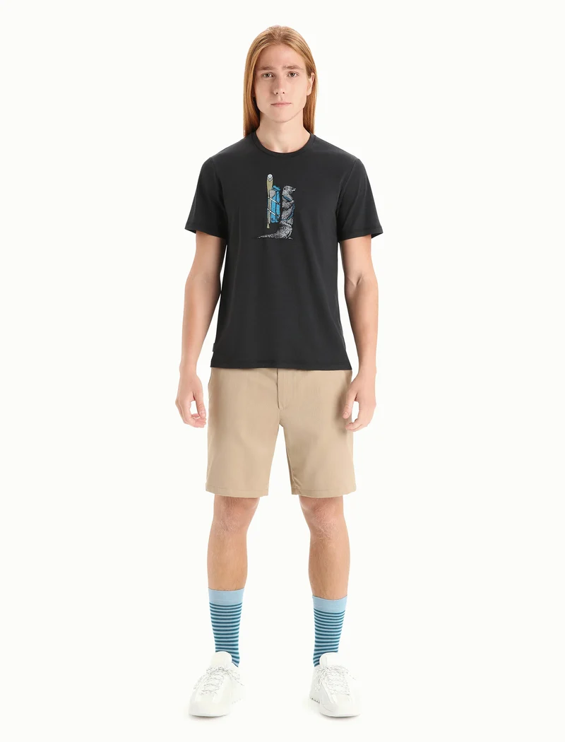 Men Central Classic SS Tee Otter Paddle