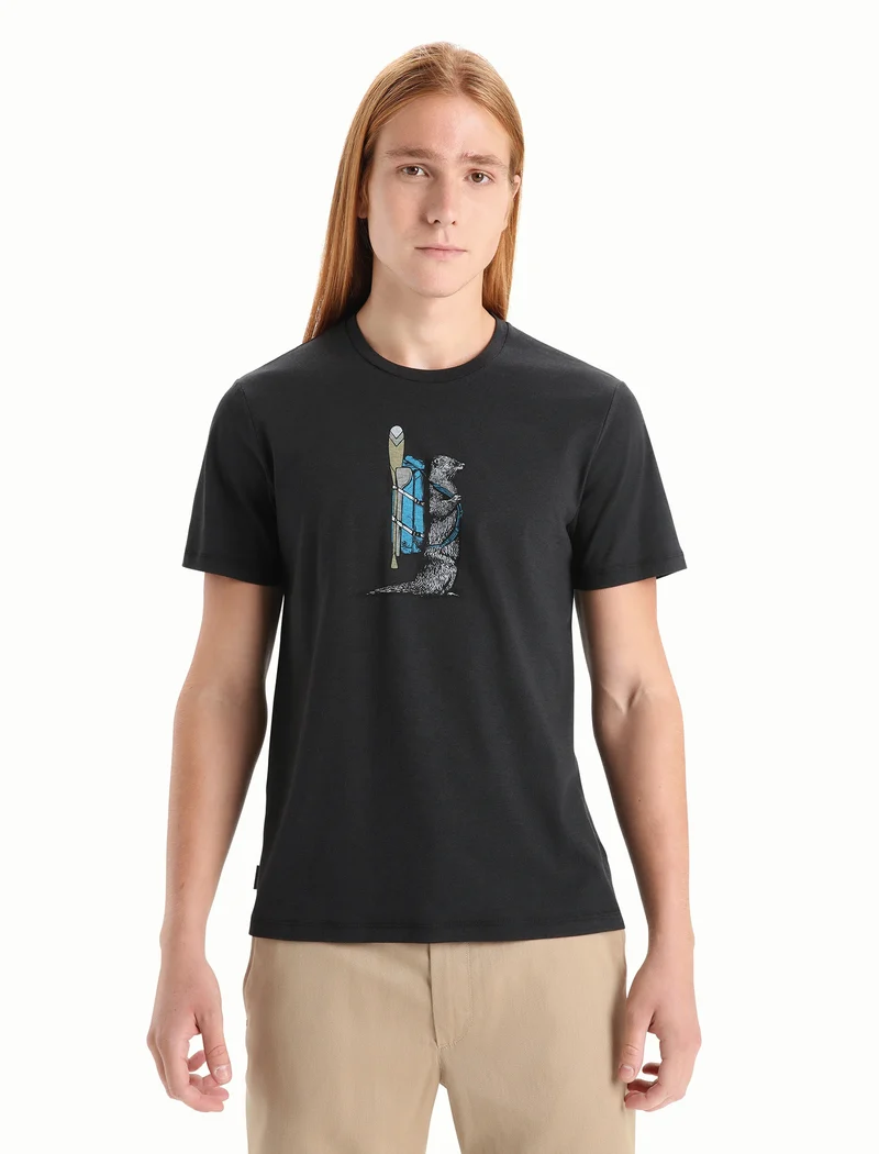 Men Central Classic SS Tee Otter Paddle