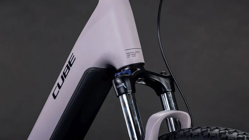 Cube Reaction Hybrid Performance 600 Wh E-Bike Hardtail Easy Entry 27,5" plumgrey´n´black