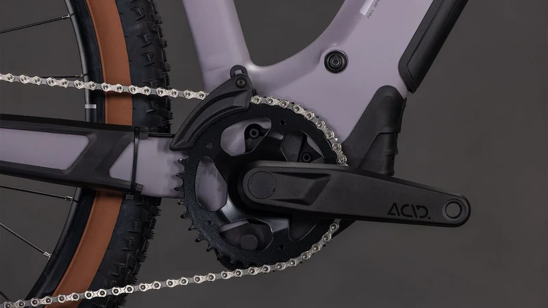 Cube Reaction Hybrid Performance 600 Wh E-Bike Hardtail Diamant plumgrey´n´black