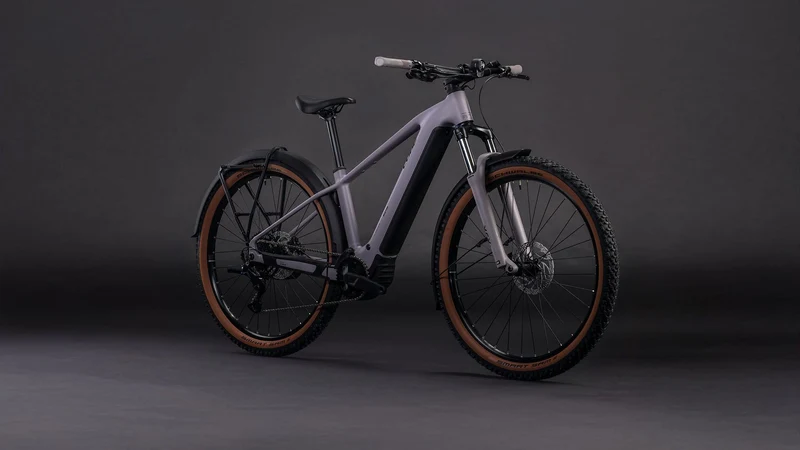 Cube Reaction Hybrid Performance FE 600 Wh E-Bike Hardtail Diamant plumgrey´n´black