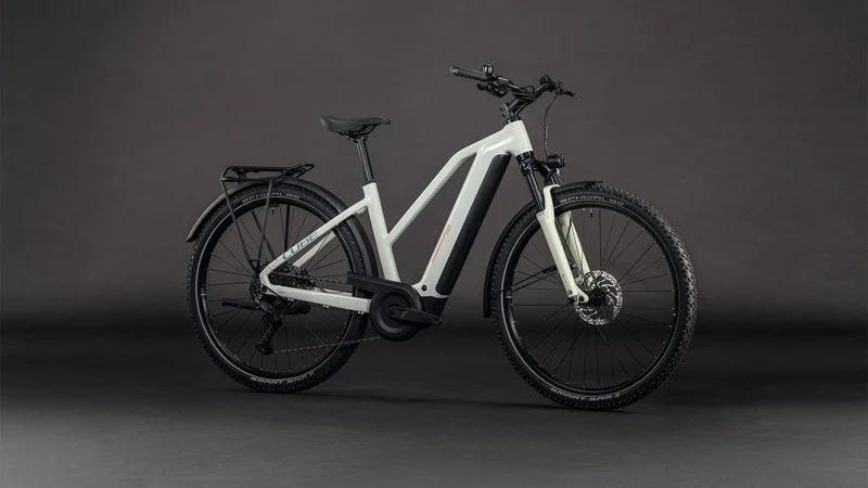 Cube Nuride Hybrid Performance 600 Wh E-Bike Trapeze 28" desertstone´n´grey