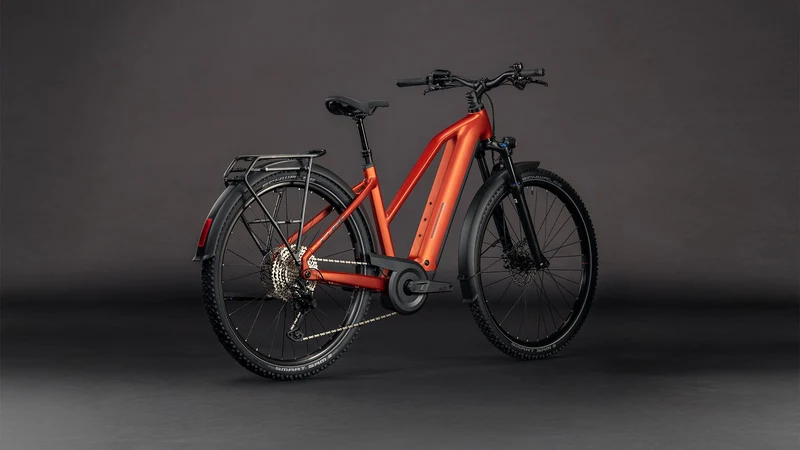 Cube Nuride Hybrid Pro 800 Wh E-Bike Trapeze 28" chilli´n´black