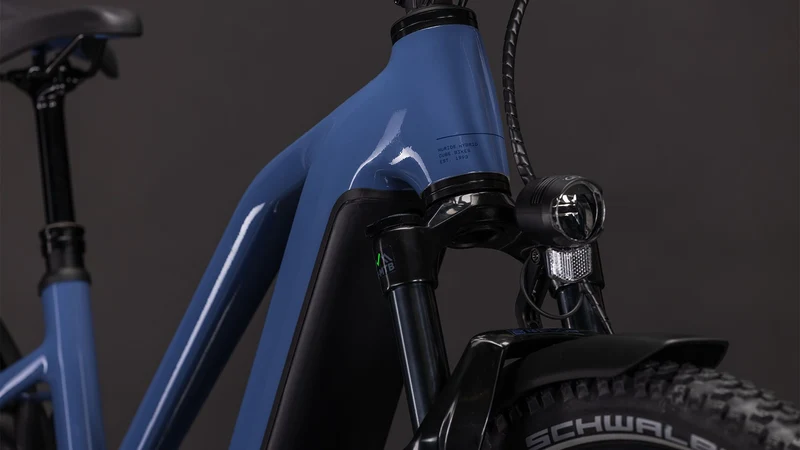 Cube Nuride Hybrid EXC 800 Wh E-Bike Trapeze 28" jeansblue´n´blue