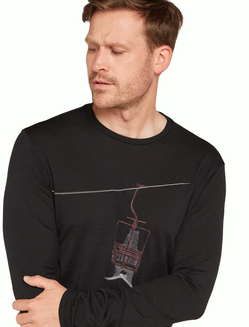 M Mer 150 Tech Lite LS Tee Bear Lift