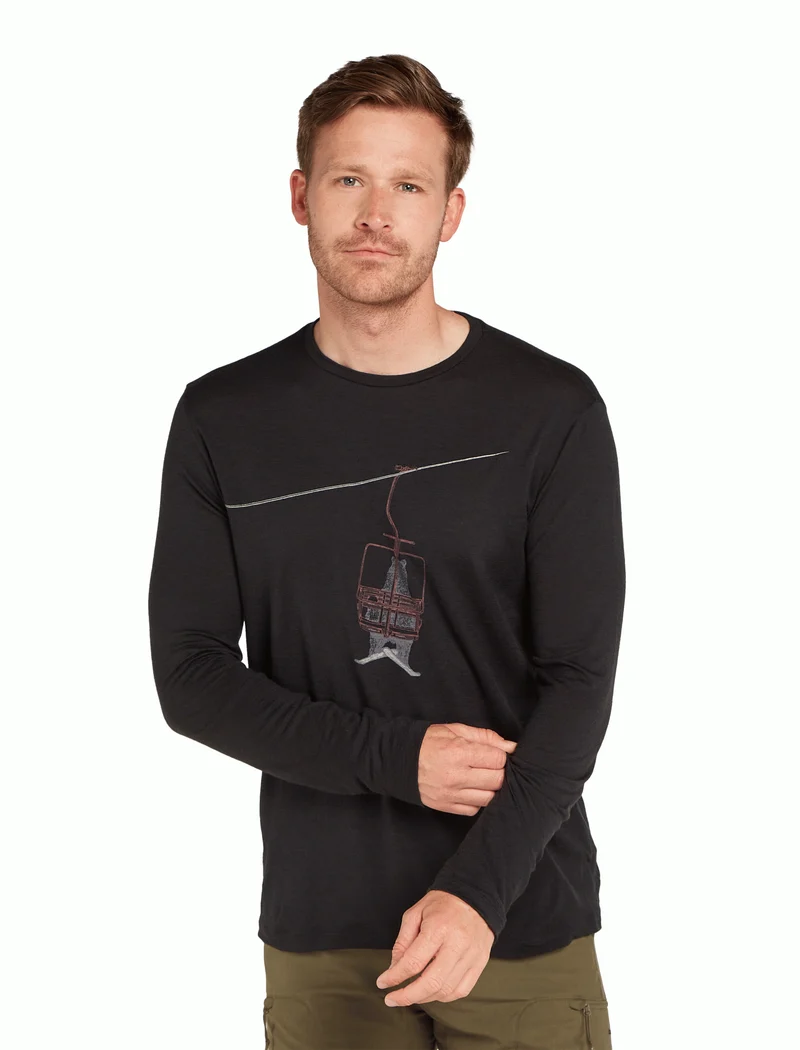 M Mer 150 Tech Lite LS Tee Bear Lift