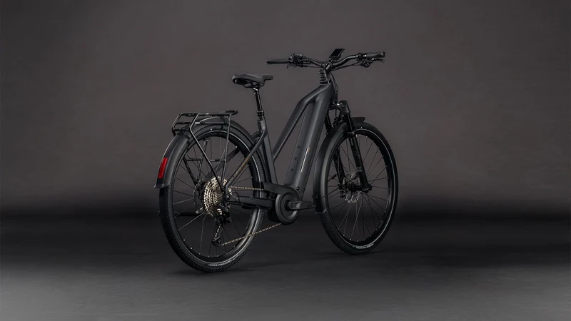 Cube Nuride Hybrid SLX 800 Wh E-Bike Trapeze 28" black´n´gold