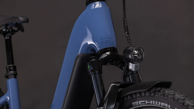 Cube Nuride Hybrid EXC 800 Wh E-Bike Easy Entry 28" jeansblue´n´blue