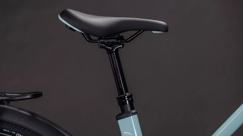 Cube Nuride Hybrid SLX 800 Wh E-Bike Trapeze 28" skylight´n´arubablue